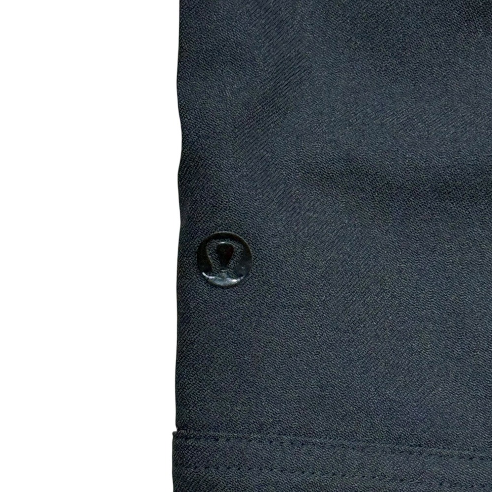 Lululemon Mens Commission Slim Fit Dress Pants Trousers 36x32 Black Golf Slacks - Picture 6 of 14
